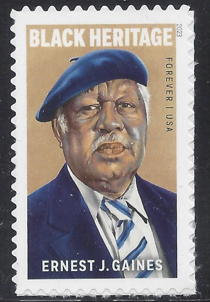 US Forever Stamps 2023 Ernest J. Gaines Scott 5753 single