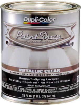 DupliColor BSP301 Metallic Clear Paint Shop Finish System MidCoat Special Effect
