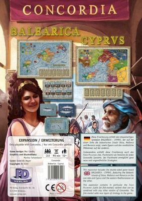 Balearica / Cyprus Erweiterung für Concordia Mac Gerdts Spiel Deutsch 2019