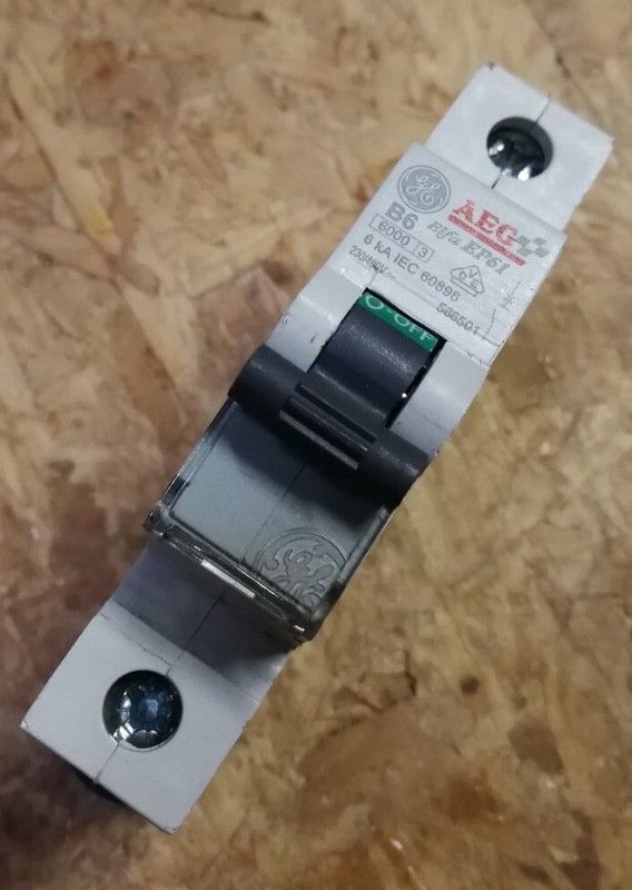 Aeg General Electric Ep61 B6a Sicherungsautomat Leitungsschutzschalter 566501