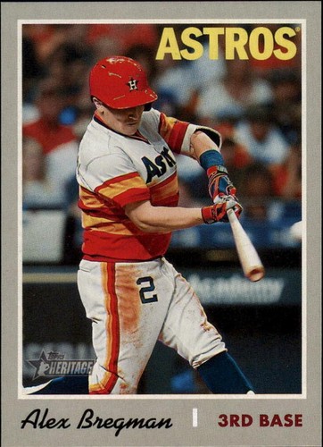 2019 Topps Heritage - Alex Bregman #424