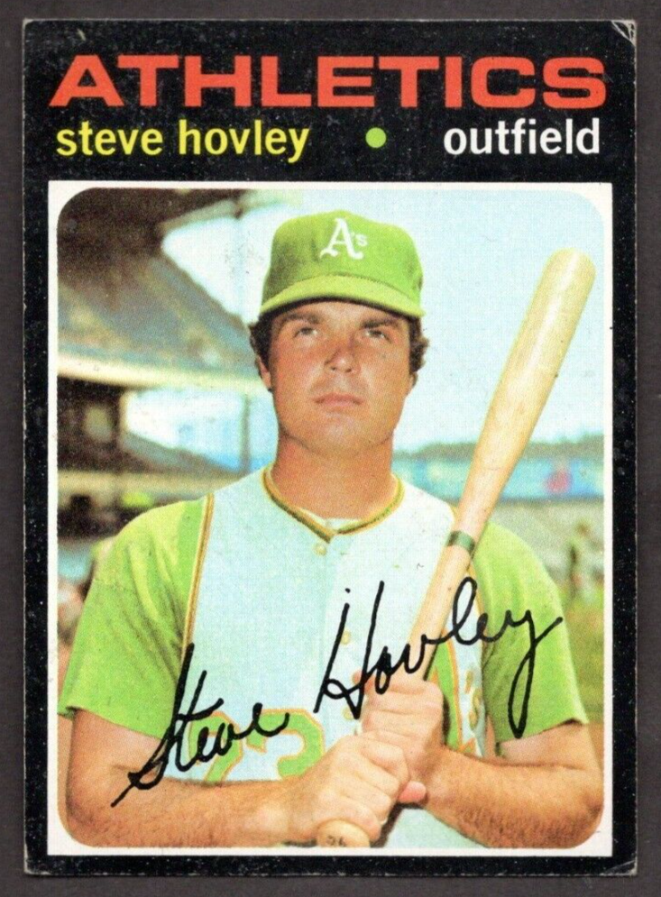 1971 Topps Baseball #109 Steve Hovley VGEX Athletics | eBay