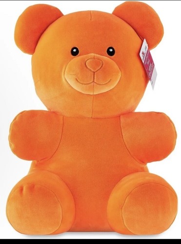 シュタイフ テディベア オレンジ 美品 Teddy Bear Orange クマアンドベアープロデュース 推しハグベア ぬいぐるみ