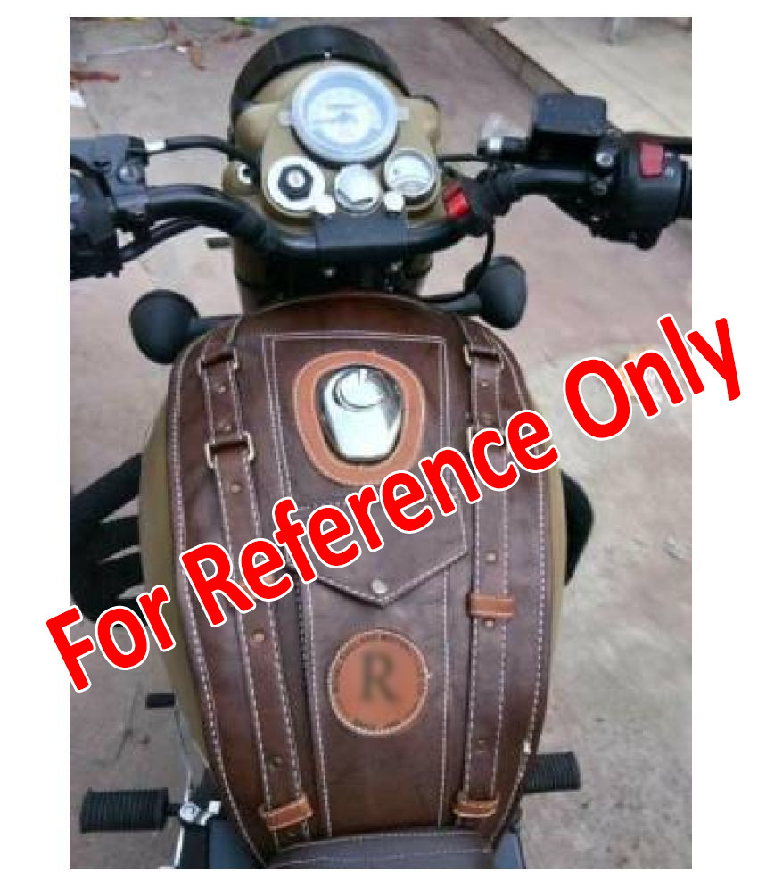 Fuel Tank Cover Protector for Strap For Royal Enfield Classic Bullet 350 500 