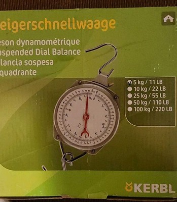 Kerbl Hanging Scale Weigh Safely Weigh 5Kg