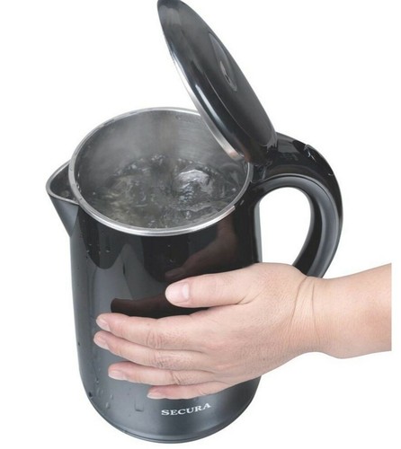 Secura Electric Water Tea Kettle - Black