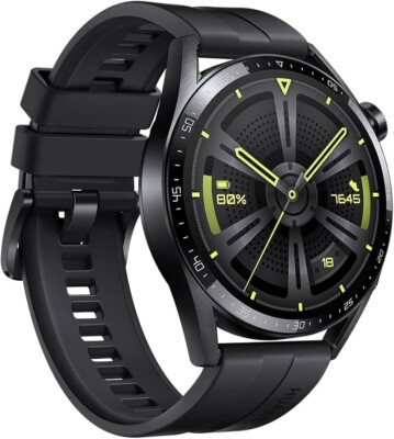 Huawei Watch GT3 46mm Black Stainless Steel Case With Box