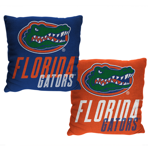 Двухсторонняя жаккардовая декоративная подушка Northwest NCAA Florida Gators