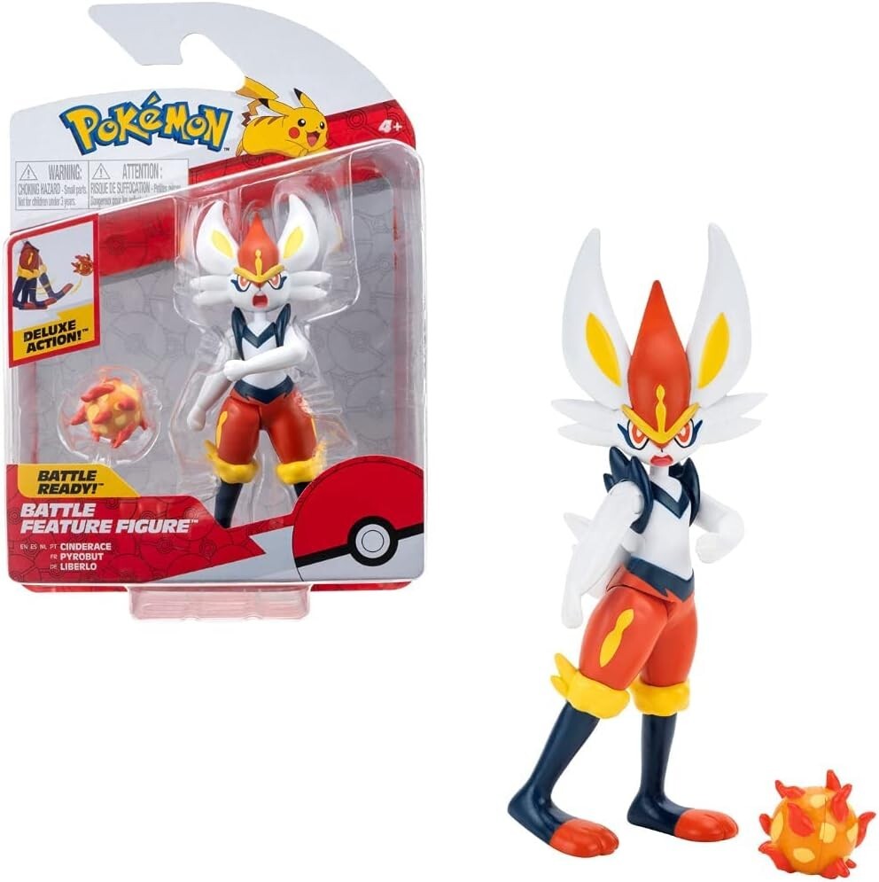 Pokemon Battle Feature Figure CINDERACE Deluxe 4.5