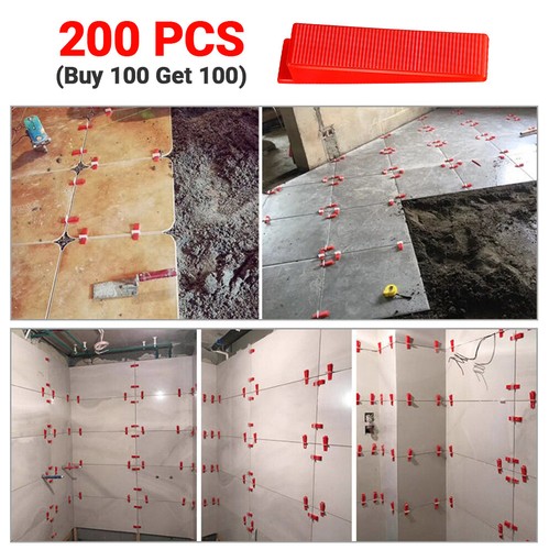 500PCS 1/8" 3mm Clips Tile Leveling System Kit Floor Wall Spacer Tiling Tool Set