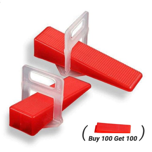 500PCS 1/8" 3mm Clips Tile Leveling System Kit Floor Wall Spacer Tiling Tool Set
