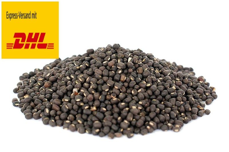 Bio schwarze Urad Dal Linsenbohnen 1 kg Linsen, Urd Bohnen Premiumqualität, gan