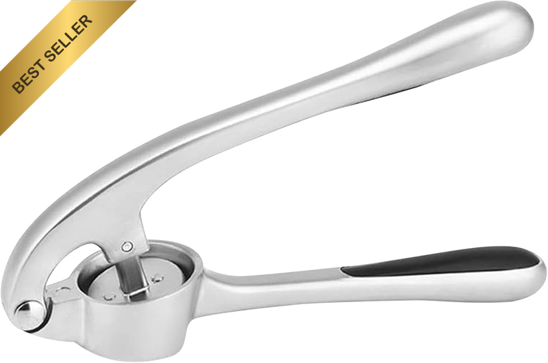 Garlic Crusher, Garlic Mincer to Press Clove and Smash Ginger Handheld Zinc Allo