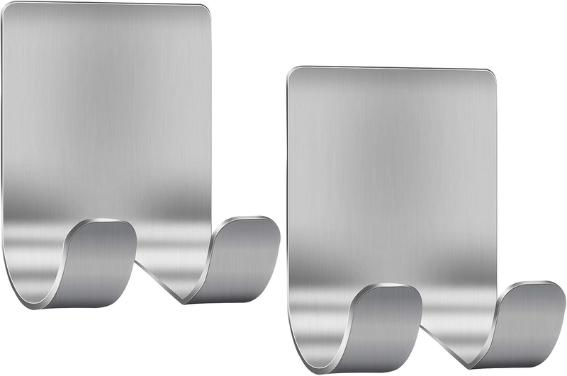 Razor Holder Shaver Hook Hanger Stand(2 Pack) Self Adhesive Stainless Steel Heav