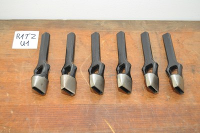 Locheisen 28x8mm / Henkellocheisen / rechteck / Made in Germany / Ex. Bundeswehr