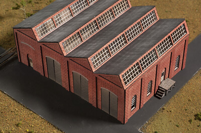 N Scale Laser Cut ''Sawtooth Warehouse Building'' KIT
