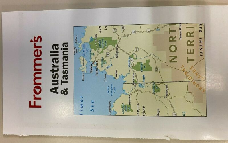 Australia and Tasmania Paper Map