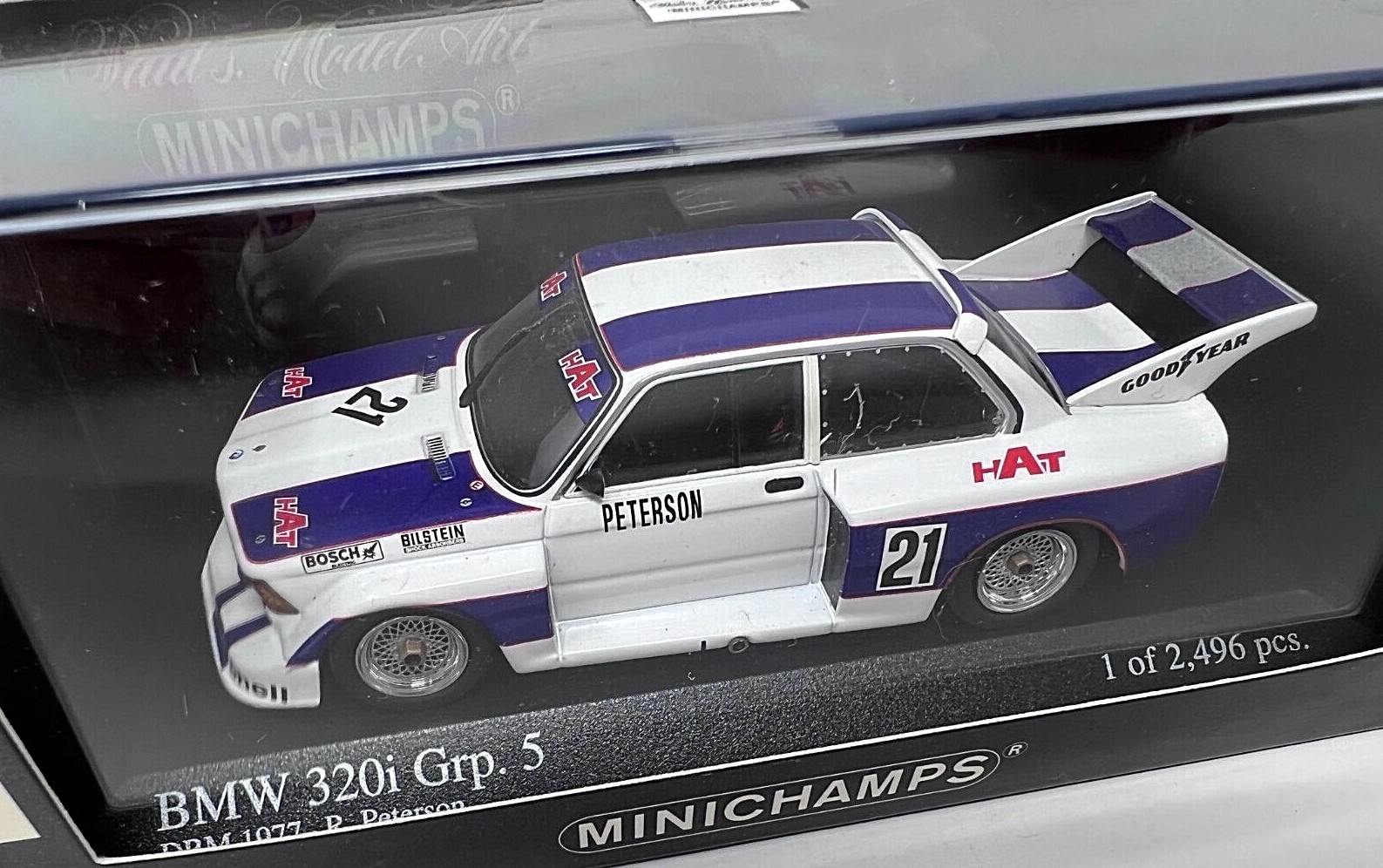 1/43 Minichamps BMW 320i Grp. 5 #21 DRM 1977 Ronnie Peterson