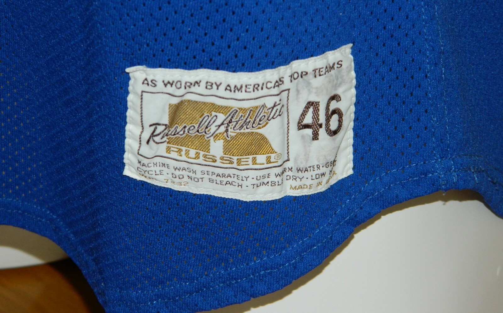 Vintage Game Worn Texas Rangers Warm Up Jersey #39 - Russell Size 46