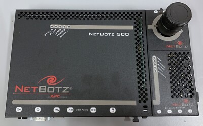 APC NetBotz 500 Monitoring Unit w/ 120 Camera + Sensor + Power Supply
