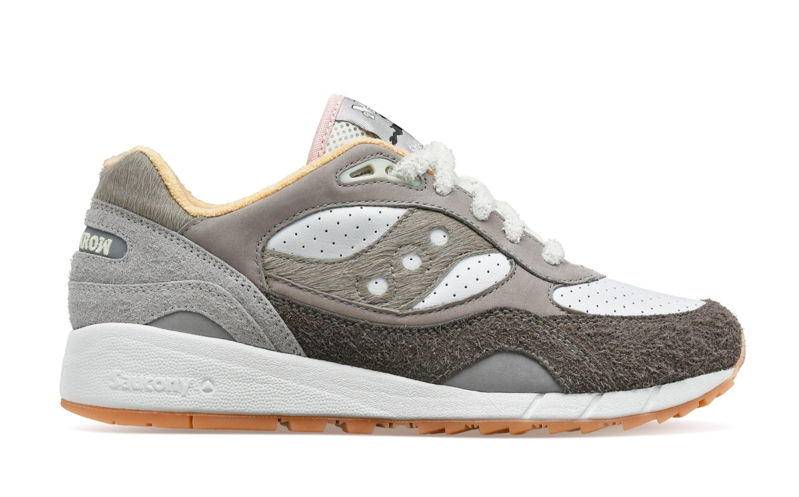 Pre-owned Saucony X Maybe Tomorrow Shadow 6000 Mens Kith (new Balance 990 Style) Size 10.5 In White