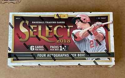 2013 Panini Select Baseball 12 Pack Factory Sealed Hobby Box
