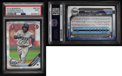 2019 Bowman Prospects Wander Franco #BP-100 PSA 9 MINT