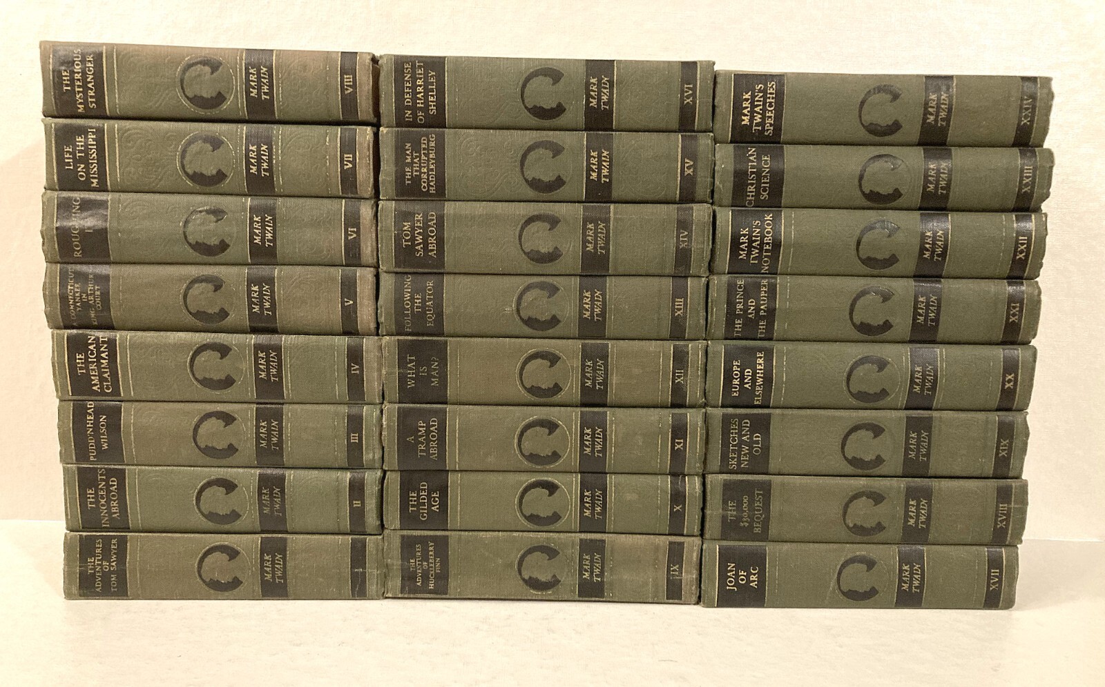 洋書The Works of Mark Twain 7冊セット The Complete Novels of Mark Twain, 7 Volume Set Books