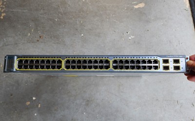 Cisco Catalyst (WS-C3750G-48PS-S) 48 Ports PoE Gigabit Ethernet Switch
