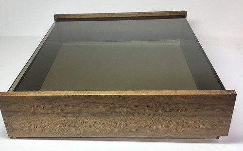 Vintage Dual 1019 Wood And Plexiglass Turntable Dust Cover