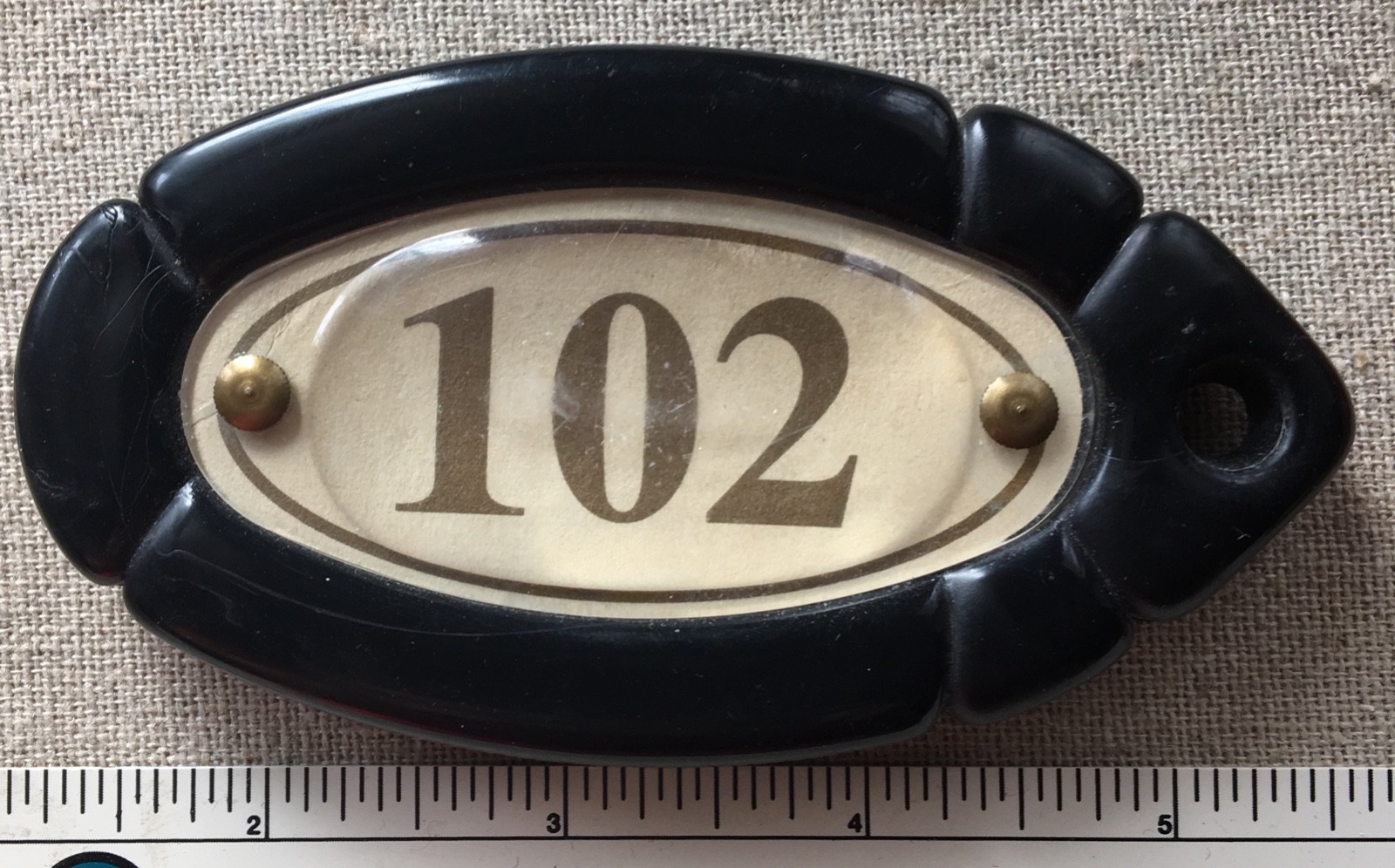 Vintage Locanda Della Posta Hotel Room KEY FOB Perugia Italy Travel Souvenir