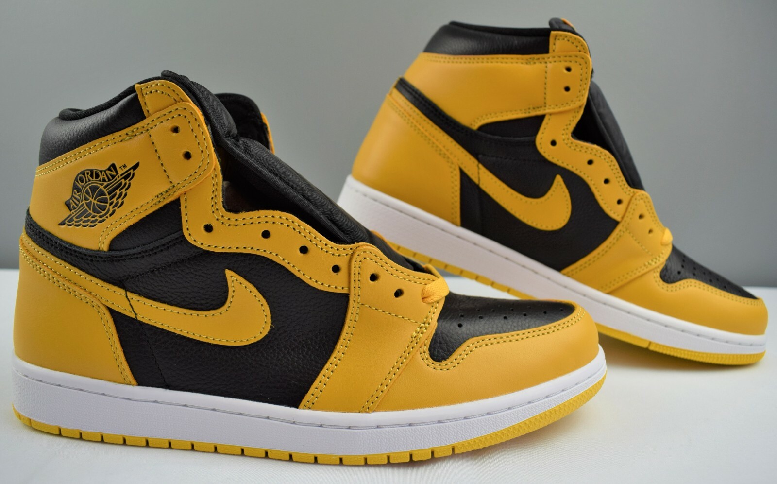 Nike Air Jordan 1 High Retro OG Pollen Yellow Black Men's Nike Air Jordan 1 High Retro OG Pollen Yellow Black Men's