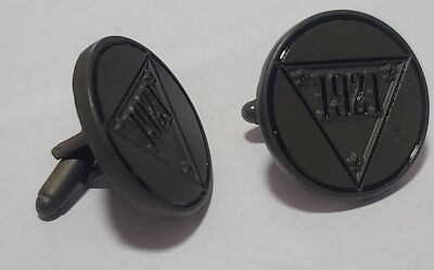 NJSP cufflinks feat Phoenix Challenge Coins Matte Green Armor