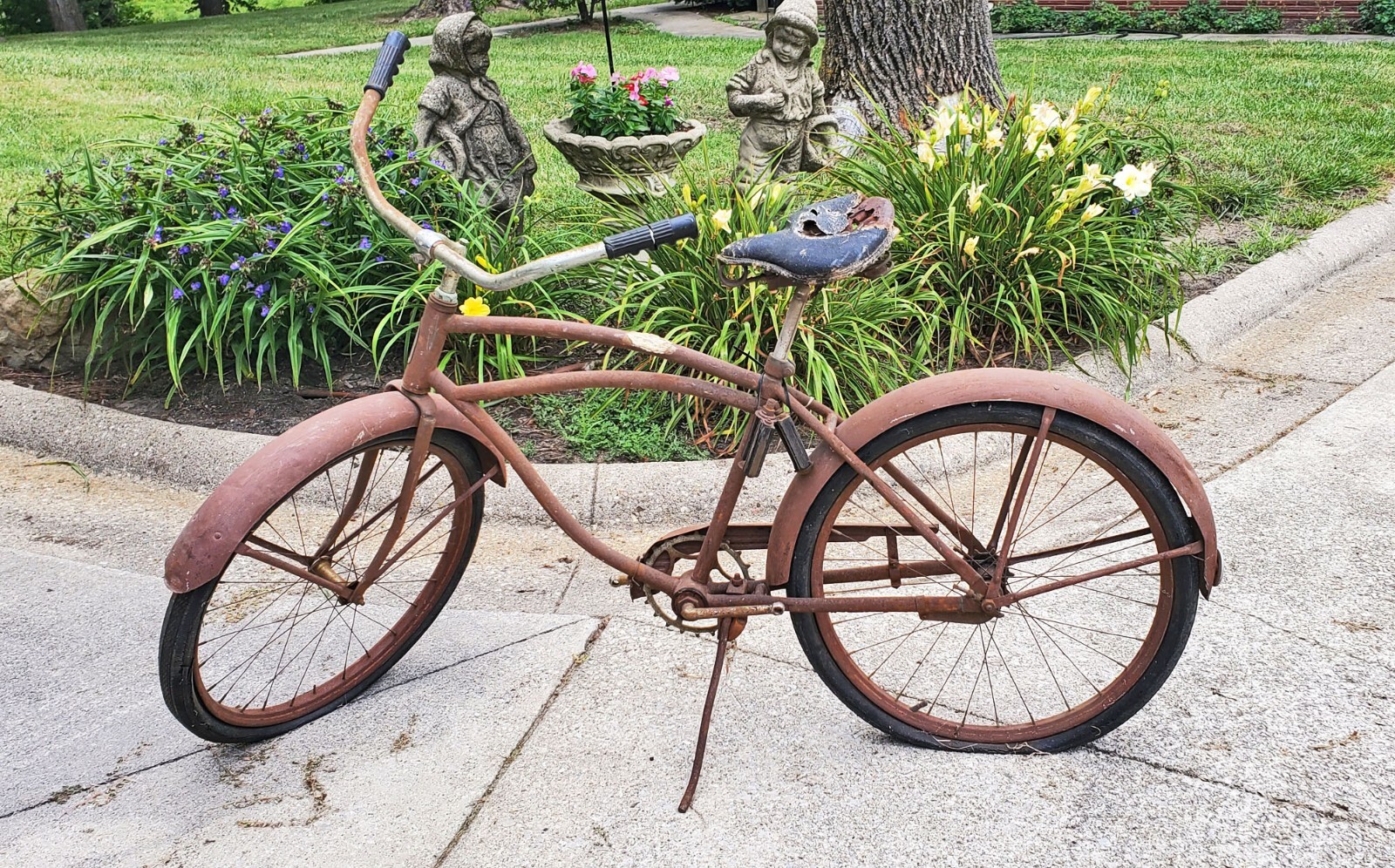 【中古】 .a.h.a.t.m.a.t.h.i.l.d. A: A Evolucao Da ANTIQUE Men's, Boys HIAWATHA BICYCLE for parts or