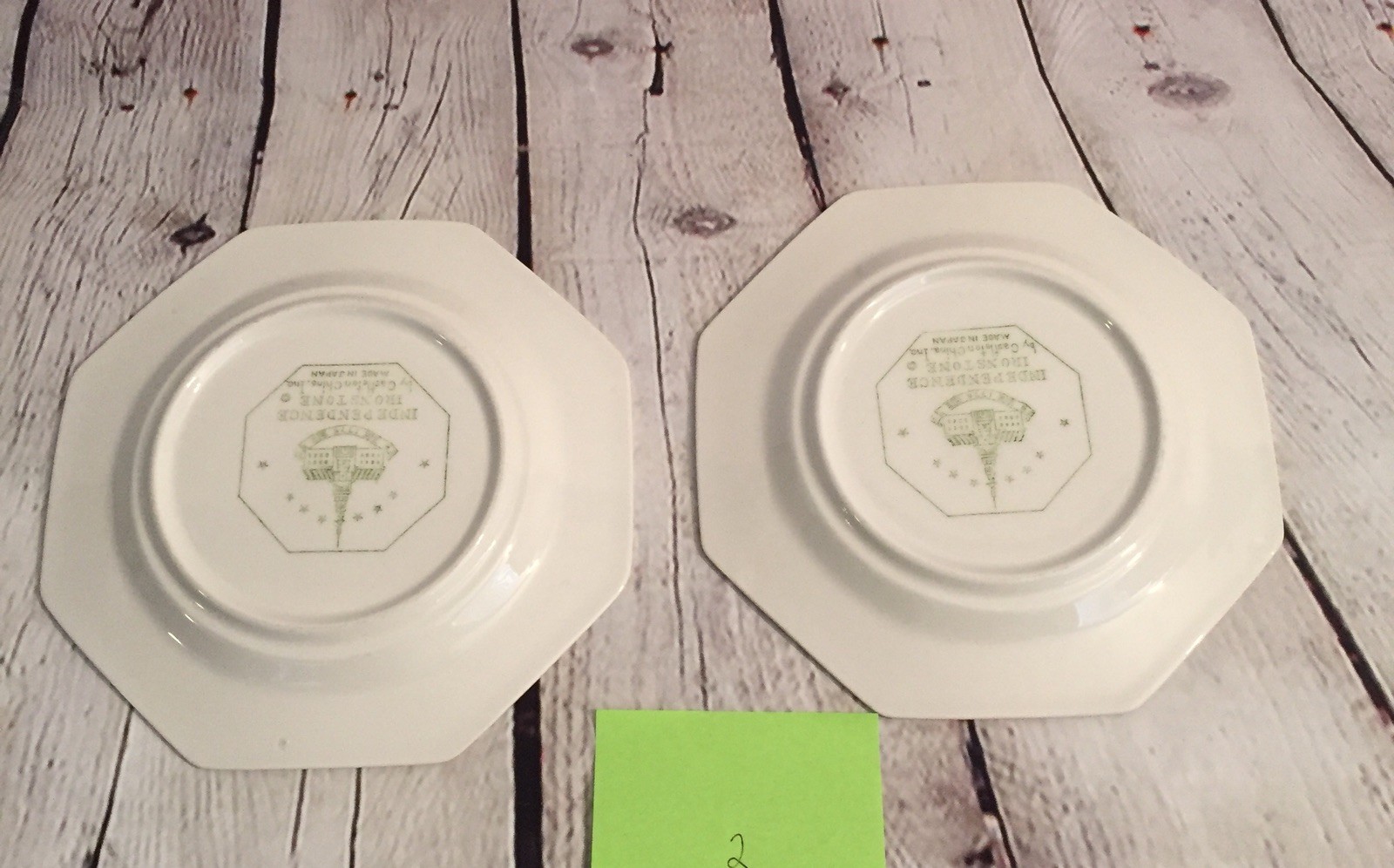 2 Vintage Independence Ironstone Castleton China Dessert Bread Butter Plates  #2