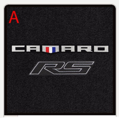 NEW! Carpet Trunk Mat 2016 - 2023 Camaro Embroidered  Double Logo Convertible