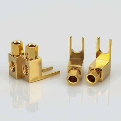 Banana to Spade Adapter Spade Fork Binding Post For Mcintosh Fisher Eico Adapter