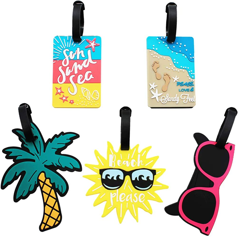 Tags For Women Men, Summer Beach Bag Tags Unique Travel Bagg
