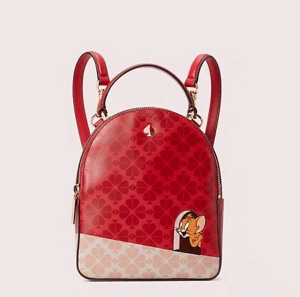 NWT kate spade new york x tom & jerry mini convertible backpack