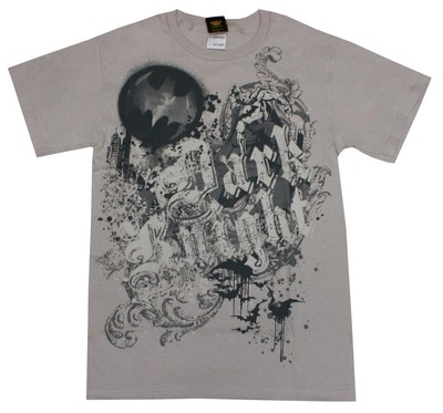 Мужская футболка с граффити Бэтмен и Темный рыцарь, X-Large