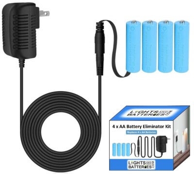 4 x AA Battery Replacement Eliminator Kit for Electronic Devices