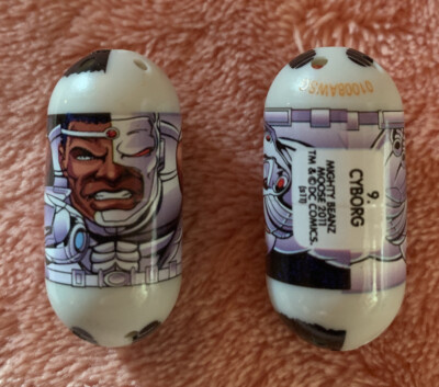 DC Universe Mighty Beanz 9 Cyborg Bean Teen Titans, Justice League NEW MINT