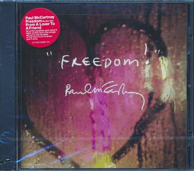 CD Paul McCartney - Freedom + From A Lover To A Friend (3 Track EP)