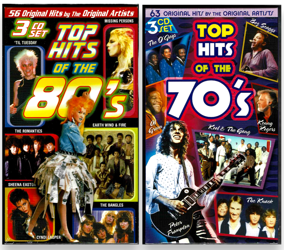 Top Hits Of The 80's & 70's 119 Top 100 Hits The Best Of The