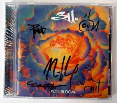311 Signed AUTO Full Bloom CD w/ Autographed Cover FULL Band IN HAND!