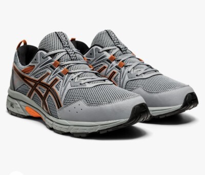 Asics Gel Venture 8 Mens Sz 10 Trail Running Shoes Casual Gray New with Box