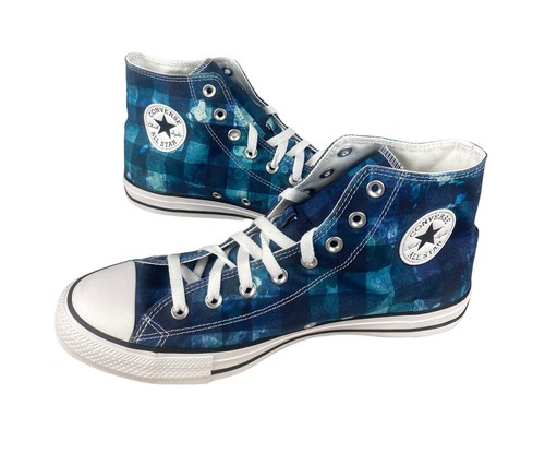 

НОВЫЕ Мужские кроссовки Converse Chuck Taylor All Star Hi Geometric Blue White, Синий, Converse Chuck Taylor All-Star Hi
