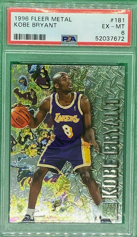 KOBE BRYANT 1996-97 EX RC PSA 8 コービー高騰中！ 1996-97 Skybox Z-Force Kobe Bryant Rookie RC Card #142 PSA 8