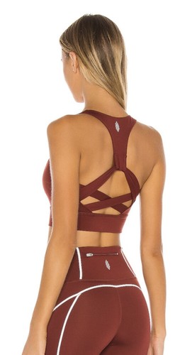 

Укороченный спортивный бюстгальтер Free People Fp Movement Lightning Synergy  58 долларов США, Spiced mahoganny