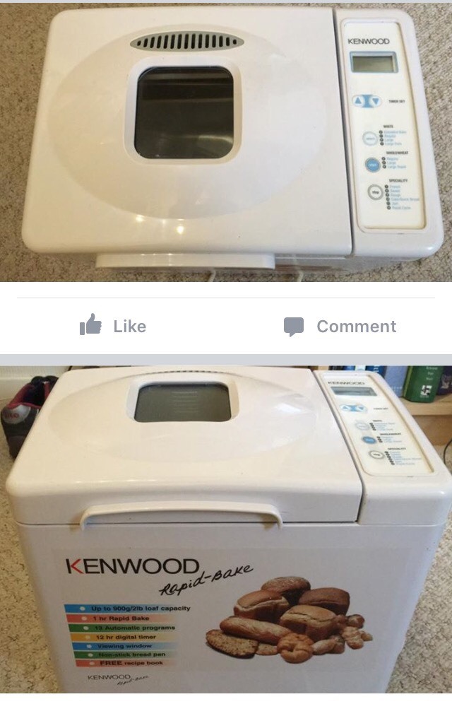 Kenwood BM200 Bread maker in as new condition in Shepperton, Surrey